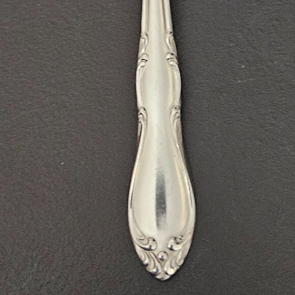 4 Stainless Serving Pcs: 3 National Korea - 1 Simeon I. & George H. Rogers Co. - Picture 12 of 12